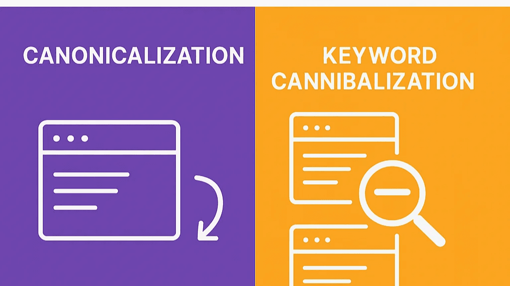 Canonicalization vs Keyword Cannibalization Key SEO Fixes and Examples